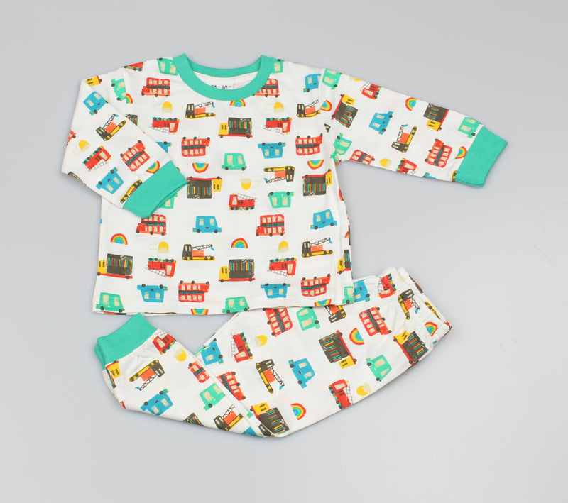 Baby Boys Tranport Pyjama Set (1  1.5  2 yrs)-GF3151