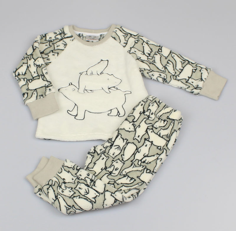 Boys Fleece Pyjama Set - Polar Bear (PK6) (2-6yrs) M4468