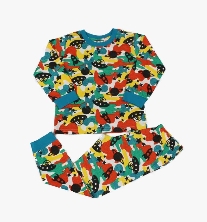 Boys Cotton Pyjama Set - Camo Space (2-6yrs) (PK6) WF4868