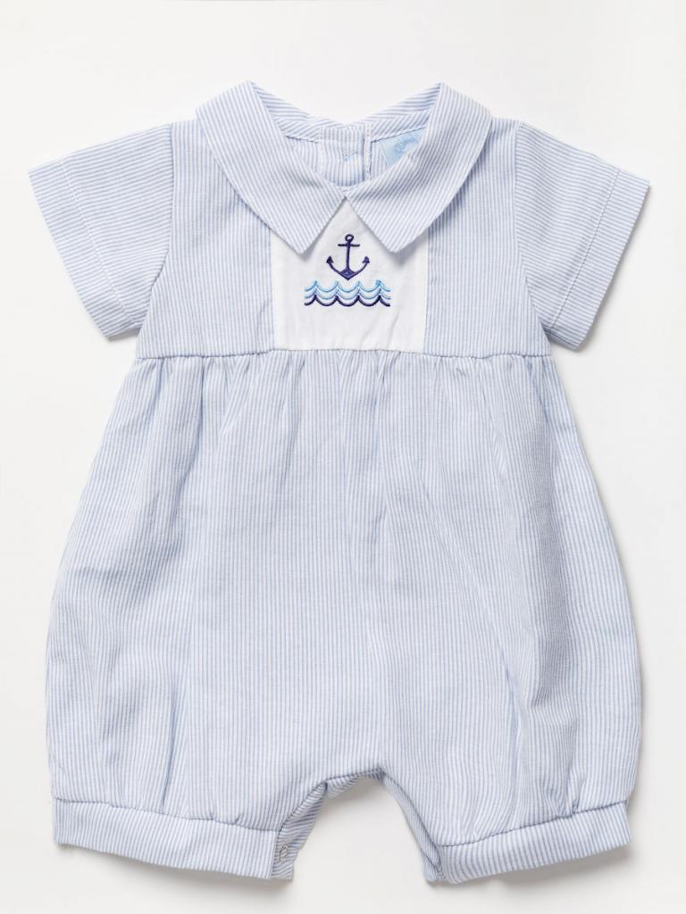 Baby Boys Romper - Sailor (0-9 Months) (PK6) A03175