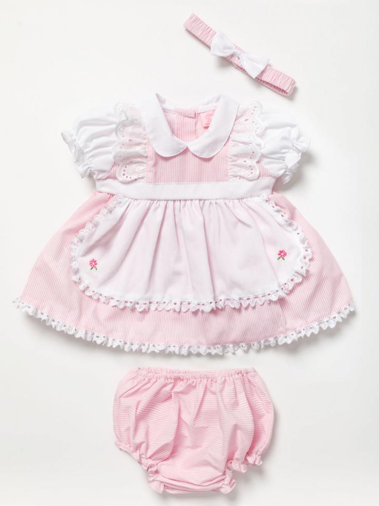 Baby Girls Dress Set - Apron (6-24 Months) (PK6) B03988