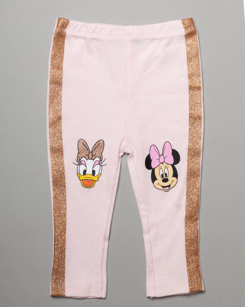 Girls 3 Piece Minnie & Daisy T shirt, Leggings & Headband Set (3-24 Months)-RBBT20634