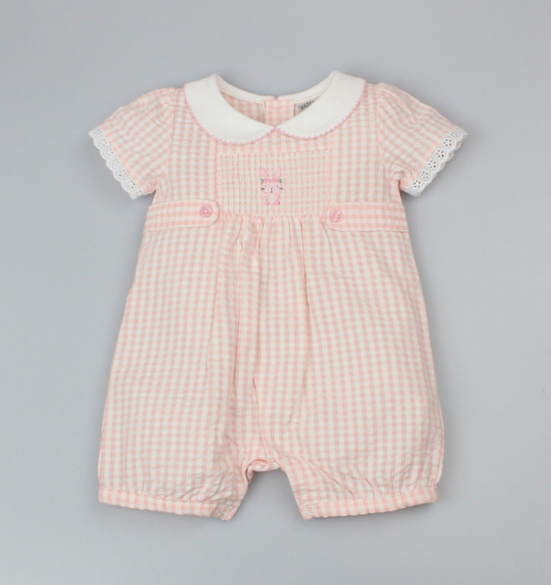 Baby Girls Romper - Bunny (PK6) (0-9m) C12027
