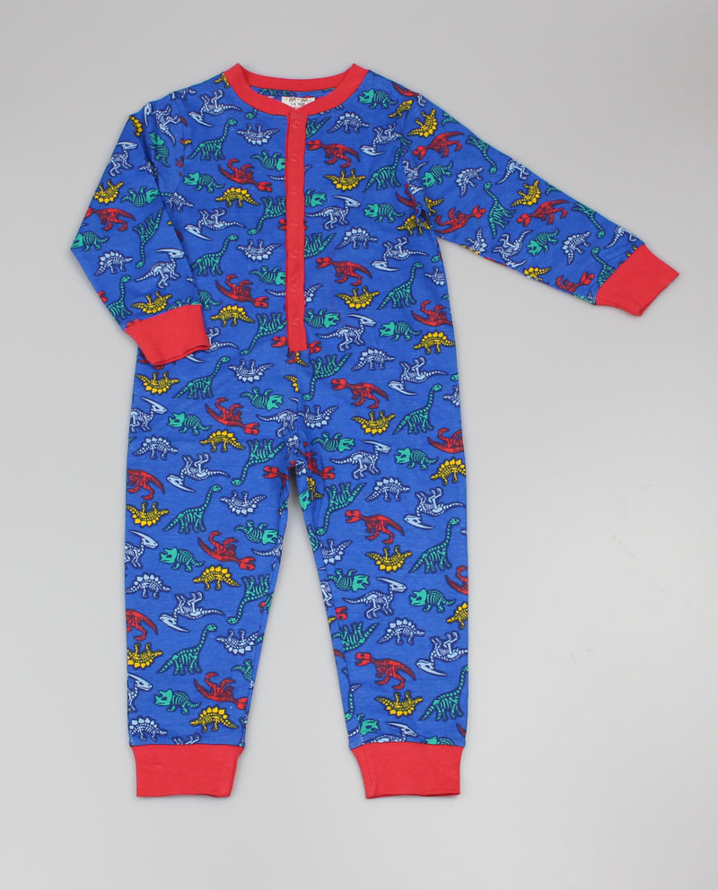 Cotton Boys Onesie Dino Bones 2 6 Years GF4186