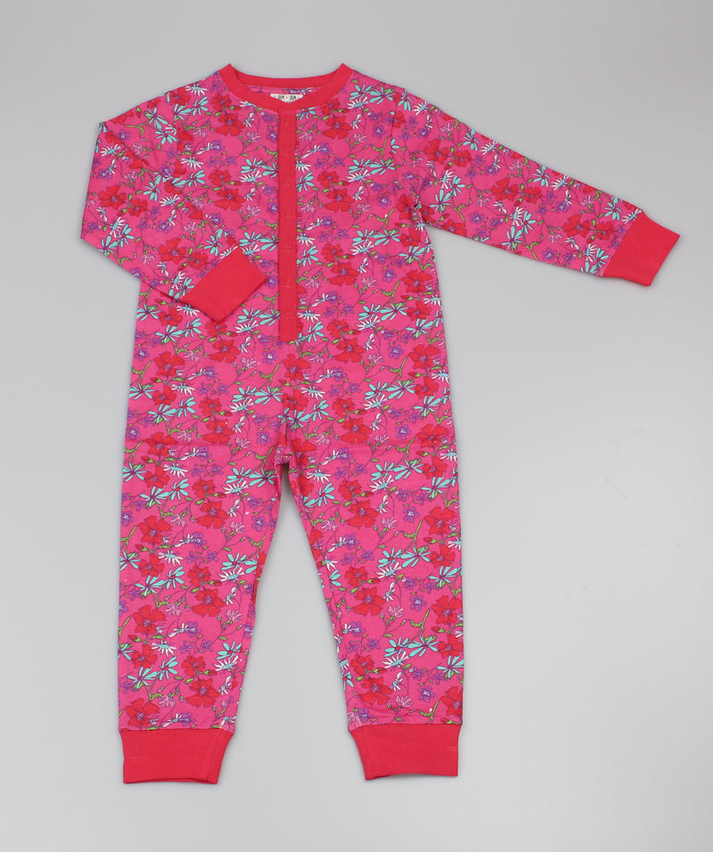 Cotton Girls Floral Onesie 2 6 Years GF4187