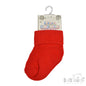 Red Plain TOT Socks - S02-R-03