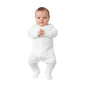 Infants Plain White Sleep Suit (0-3 Months) SS4660-W