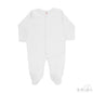 Infants Plain White Sleep Suit (6-9 Months) SS4660-W