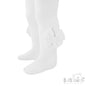 White Diamond Tights w/Checked Bow (NB-24m) (PK12) T128-W