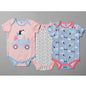 Girlss 3pk Bodysuits - Dogs(0-12m) T20164