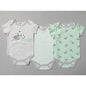Boys 3pk Bodysuits - Zebra (0-12m) T20187