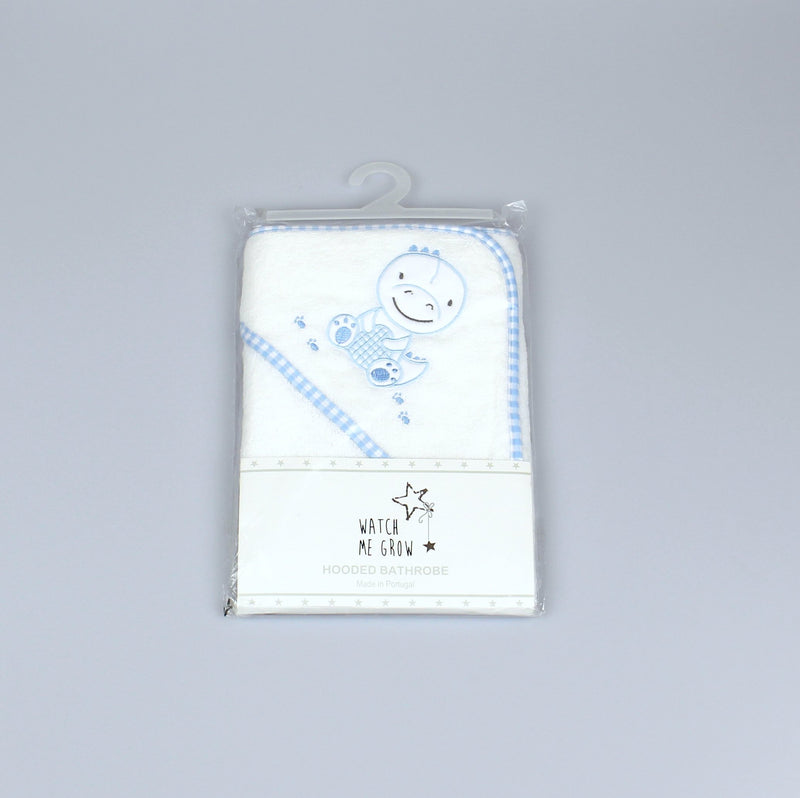 BABY BOYS DINOSAUR HOODED TOWEL/ROBE L1037 - Kidswholesale.co.uk