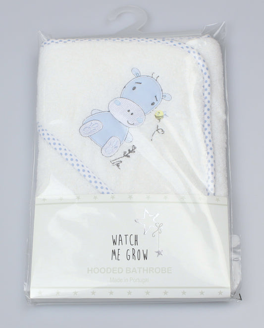 BABY HOODED TOWEL/ROBE - Hippo (WF1655)