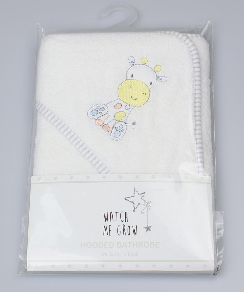 BABY HOODED TOWEL/ROBE - Giraffe (WF1659)