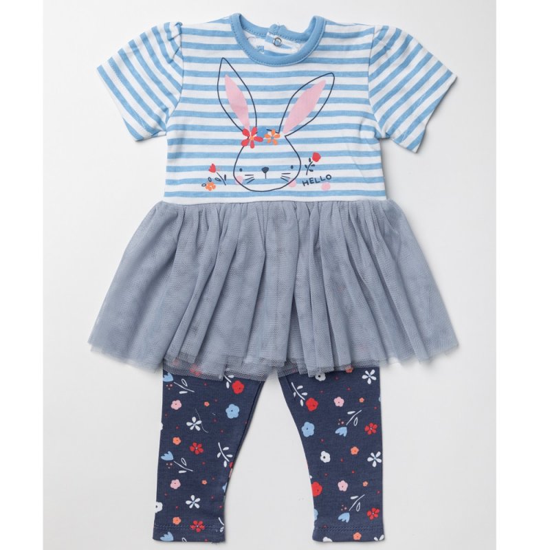 Baby Girls Bunny Tutu Dress & Legging Outfit (0-12 Months) (PK6) W23905