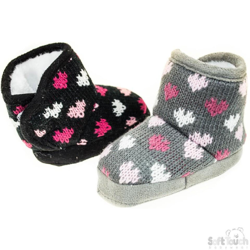 PRINTED KNITTED BOOTS: B1273 - Kidswholesale.co.uk