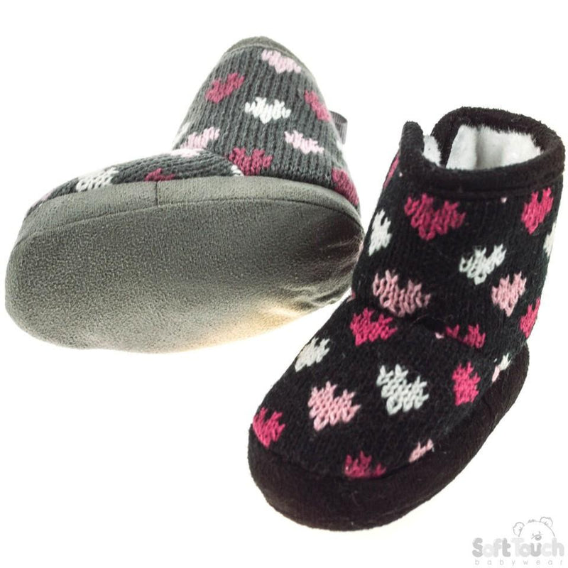 PRINTED KNITTED BOOTS: B1273 - Kidswholesale.co.uk