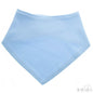 PLAIN BANDANA BIB: BB503-LB Blue - Kidswholesale.co.uk