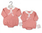 Baby Girls Romper with Lace and Bow-Bis-2020-2417
