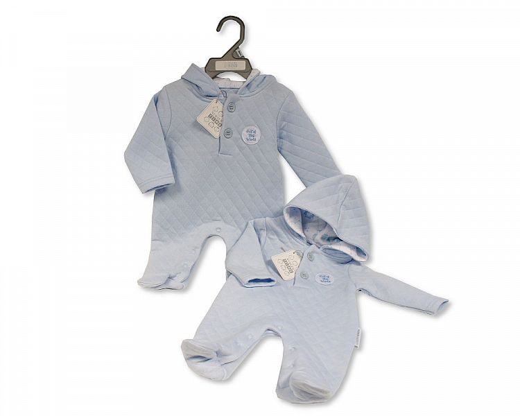 Baby Boys Quilted Hooded All in One - Out of This World (NB-6 Months) (PK6) Bis-2020-2455