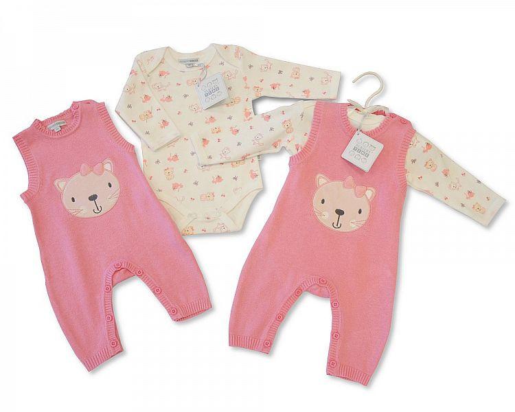 Baby Knitted Romper 2 pcs Set - Girls (Bis 2026-1736P) - Kidswholesale.co.uk