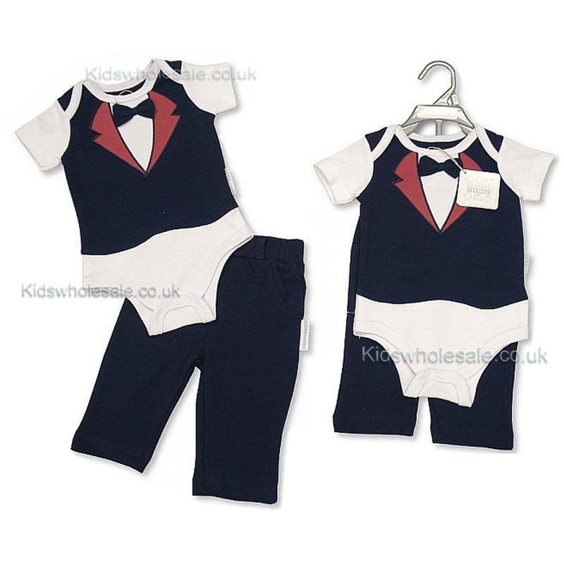 Baby Boys 2 Pieces Set- Smart 0-9 Months (Bis 2027-1890) - Kidswholesale.co.uk