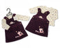 Baby Girls Dungaree Set - Woodland - NB-6M - (BIS-2028-2125) - Kidswholesale.co.uk