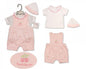 Baby Girls Box Dungaree Set with Hat - Sweet Cherries (BIS-2099-2206) - Kidswholesale.co.uk