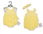 Baby Girls Tiered Romper with Bows and Headband - Lemon (NB-6 Months) (PK6) Bis-2120-6047