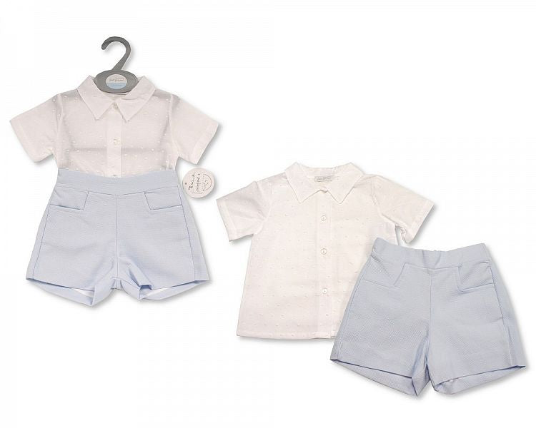 Baby Boys 2 pcs Shorts Set - (0-12 Months) (PK6) Bis-2120-6064