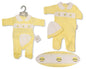 Baby All in One with Smocking and Hat - Owl (NB-6 Months) (PK6) Bis-2120-6085