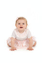 Baby Girls Skirt Set with Bows and Lace - Pink - (12-24m) (PK6) BIS-2120-6130a