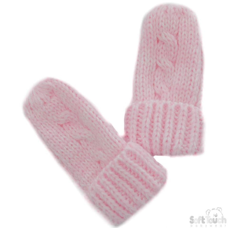 Small Pink Mittens (BM04-P-SM) - Kidswholesale.co.uk