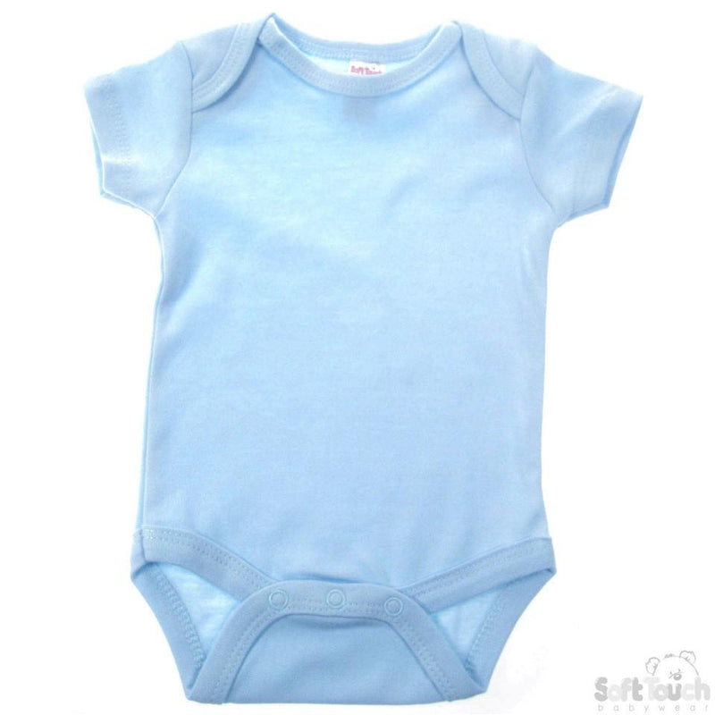 INFANTS BODYSUIT - Blue - 0/6M - BS4653 - Kidswholesale.co.uk