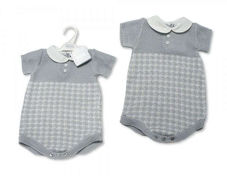 Knitted Baby Romper (NB-9 Months) Bw-10-031