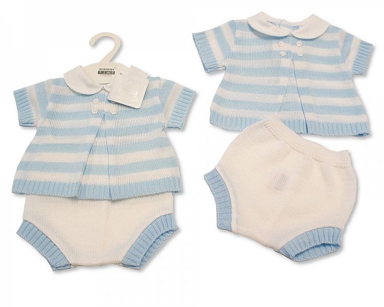 Baby Boys Knitted 2 Pieces Set (NB-9 Months) Bw-10-037