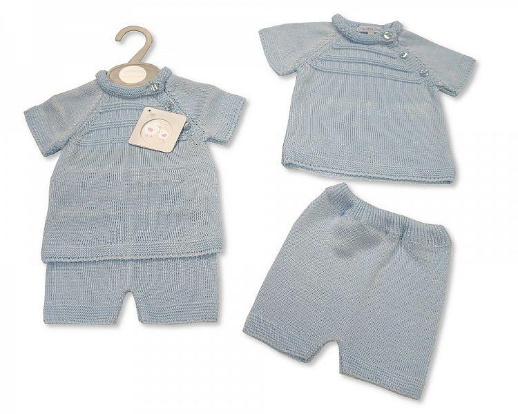 Knitted Baby Boys 2 pcs Set -060 (0-9 Months) Bw-10-060 - Kidswholesale.co.uk