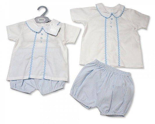 Baby Boys 2 pcs Shirt Set (NB-9 Months) Bw-10-077 - Kidswholesale.co.uk