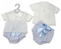 Baby Boys Knitted 2 pcs Set with Bow (NB-9 Months) Bw-10-079 - Kidswholesale.co.uk