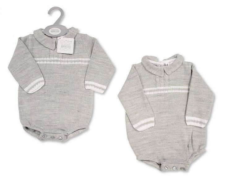 Knitted Baby Short Romper (0-9 Months) Bw-10-1034