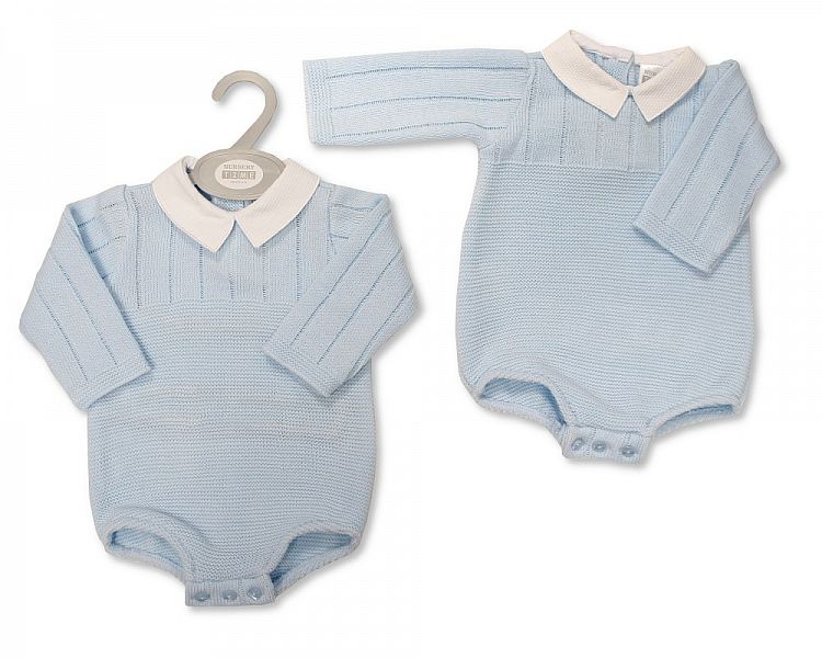 Baby Boys Knitted Short Romper-Bw-10-1135