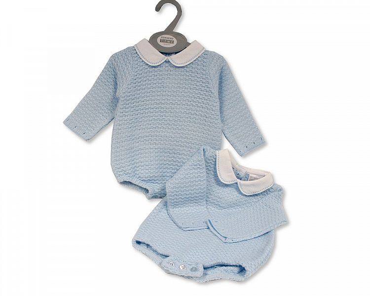 Baby Boys Knitted Romper (NB-9 Months) (PK6) Bw-10-1167