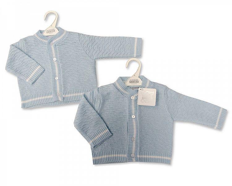 Knitted Baby Boys Cardigan - 6-12M - Bw-10-522a - Kidswholesale.co.uk