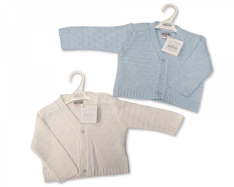 Knitted Baby Boys Cardigan - 6/24M - Bw-10-525a - Kidswholesale.co.uk