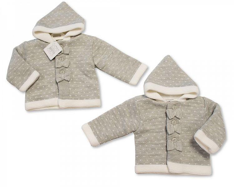Knitted Baby Pram Coat - 638 (0-9 Months) Bw-10-638 - Kidswholesale.co.uk