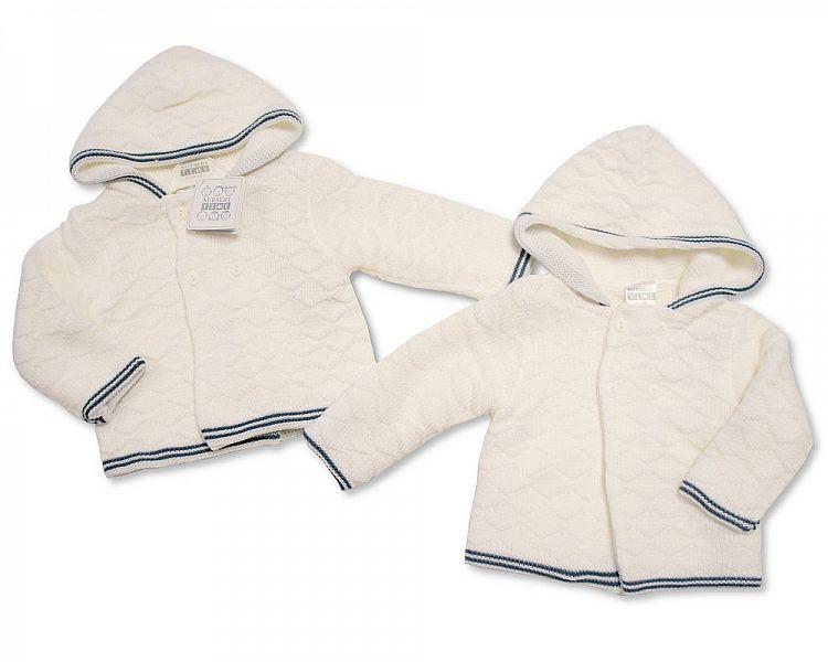 Knitted Baby Boys Pram Coat - 644 (0-9 Months) Bw-10-644 - Kidswholesale.co.uk