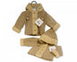 Baby Knitted Pram Coat with Hood (0-9 Months) (PK6) Bw-10-650