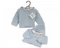 Baby Boys Knitted Pram Coat with Hood (0-9 Months) (PK6) Bw-10-655s