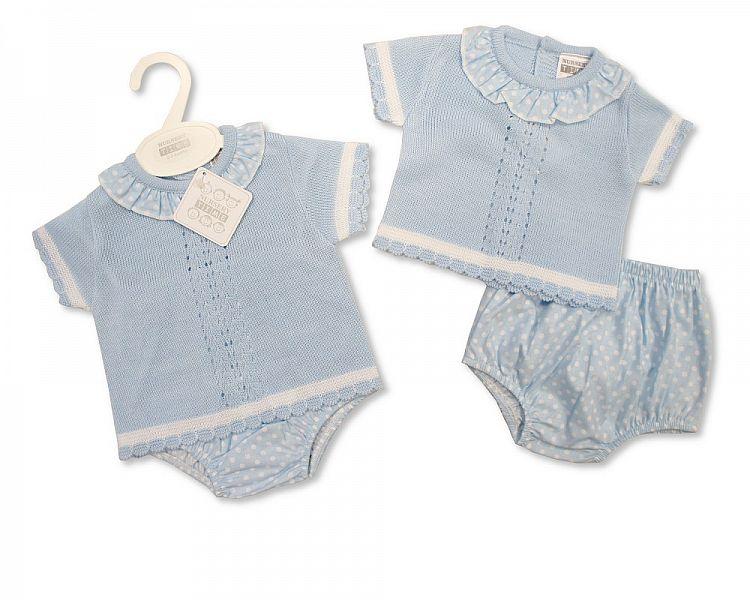 Knitted Baby 2 pcs Set - 809 (0-9 Months) Bw-10-809 - Kidswholesale.co.uk