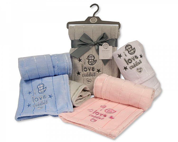 Baby Wrap - I Love Cuddles (BW-112-1015) - Kidswholesale.co.uk